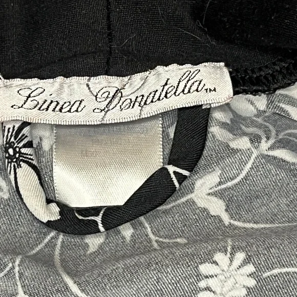 Linea Donatella Black and White Chemise - Picture 2 of 4